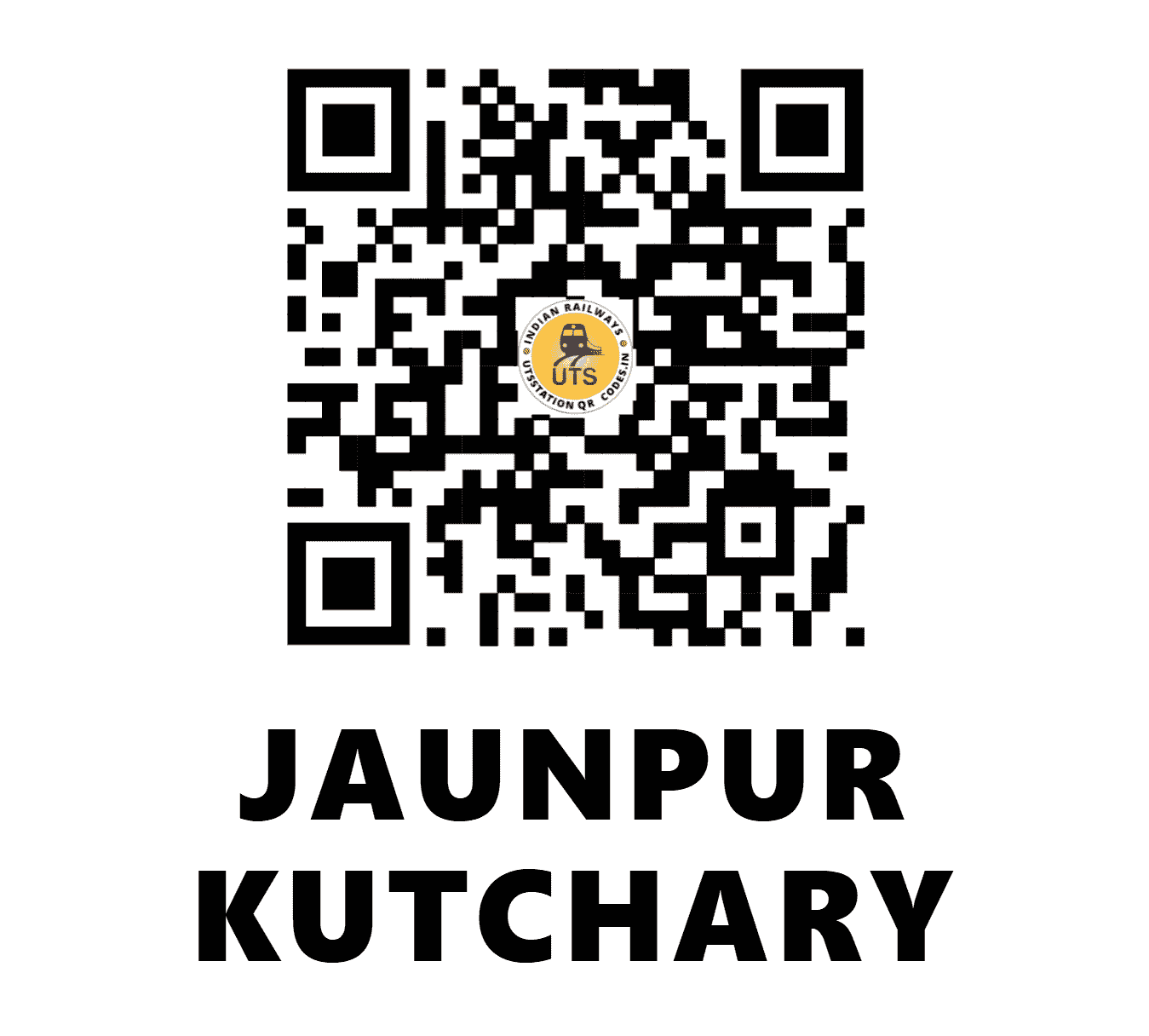 UTS QR Code for JAUNPUR KUTCHARY - JNUK - NR (UTTAR PRADESH)